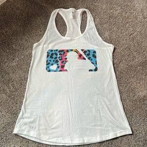 Baseball racerback tank